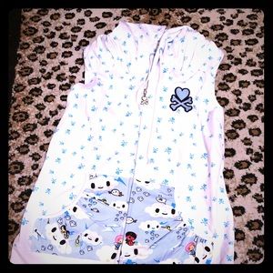 Tokidoki sleeveless hoodie women’s medium. New